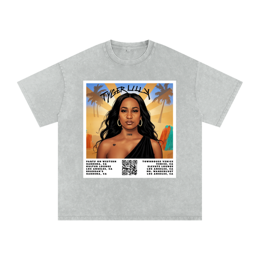 "Tyger Lilly Tour Washed Tee"